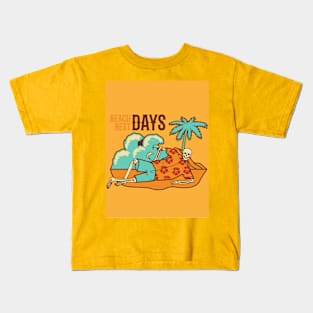 beach best days Kids T-Shirt